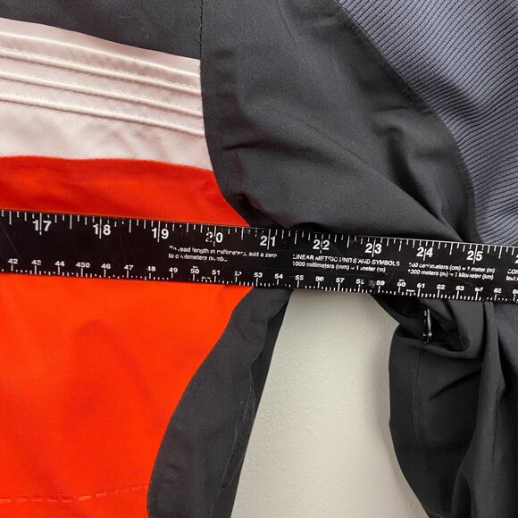 Dare2B ski jacket men's m orange long sleeve‎ detachable hood STAINED - Picture 8 of 10